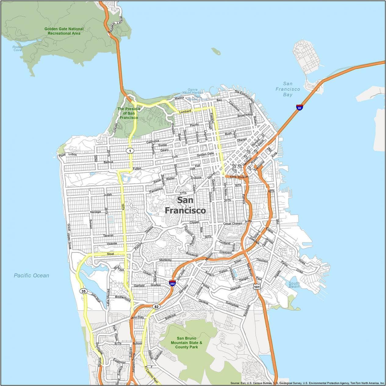 San Francisco Map